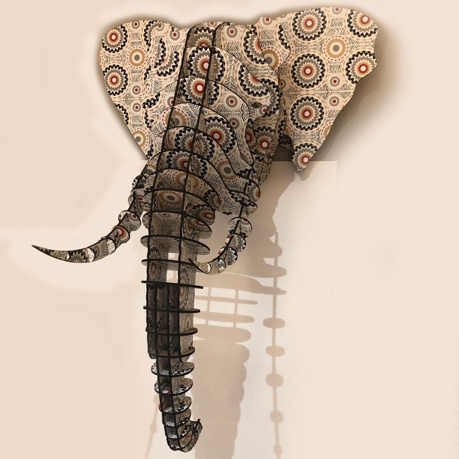 3D Elephant Head - Patterned - Fantastick